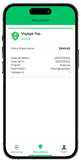 App Assurance voyage